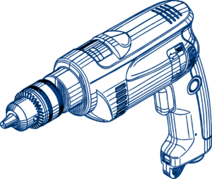 dibujo de un rotomartillo