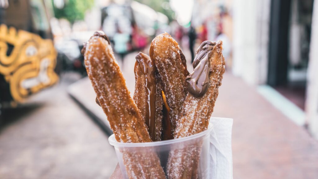churros con chocolate
