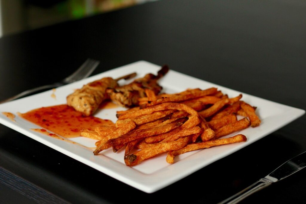 palitos de batatas con carne