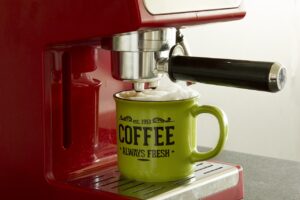 cafetera roja